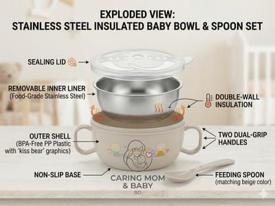 Stainless Steel Children's Bowl (Dinnerware):_img_1