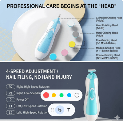Baby Electric Nail Grinder/Baby Electric Nail Trimmer_img_3